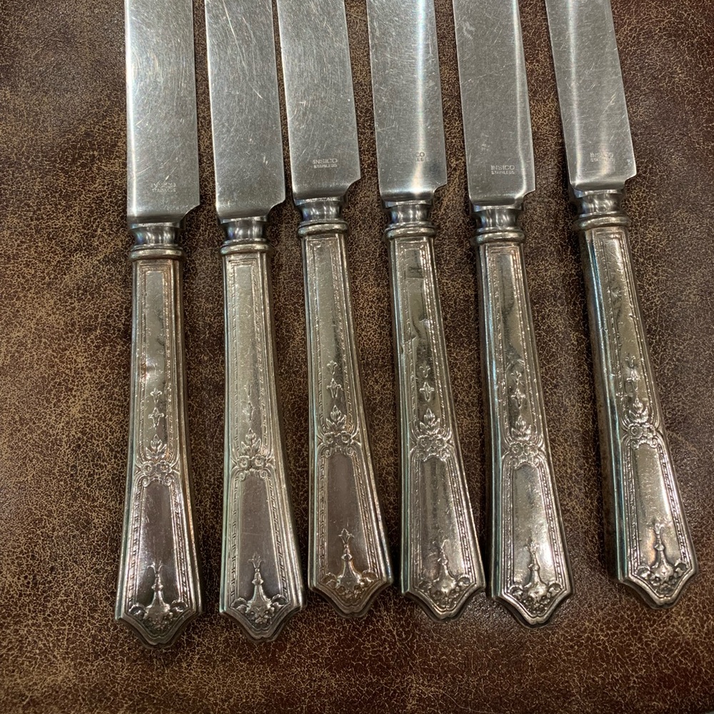 Vintage silver plated 1920’s 6 pieces. Gorgeous!!
